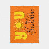 Du bist mein Sonnenschein Fleecedecke (Vorderseite)