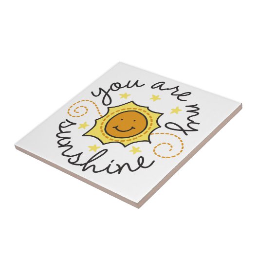 Du bist mein Sonnenschein Fliese (Seite)