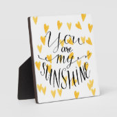 Du bist mein Sonnenschein Fotoplatte (Vorderseite)
