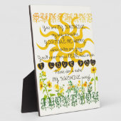 Du bist mein Sonnenschein Fotoplatte (Seite)