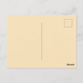 Du bist mein Sonnenschein Fröhliche Sonne CUSTOM Postkarte (Rückseite)