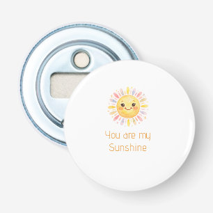 du bist mein Sonnenschein gelbe orange Sonnenstrah Flaschenöffner