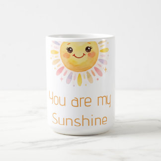 du bist mein Sonnenschein gelbe orange Sonnenstrah Kaffeetasse