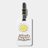 Du bist mein Sonnenschein Gepäckanhänger (Vorderseite vertikal)