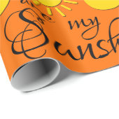 Du bist mein Sonnenschein Geschenkpapier (Rolleneckpunkt)