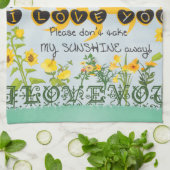 Du bist mein Sonnenschein Geschirrtuch (Gefaltet)