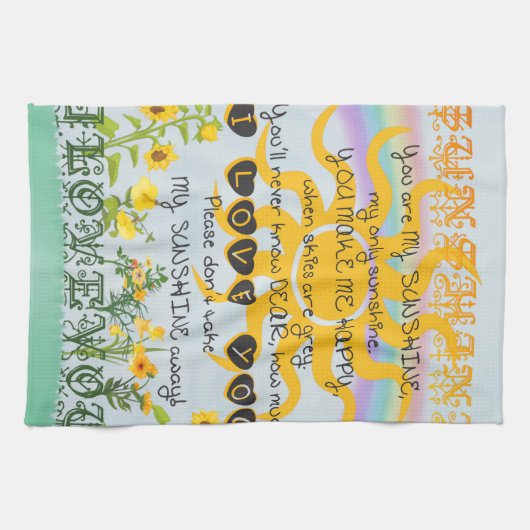 Du bist mein Sonnenschein Geschirrtuch (Horizontal)