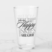 Du bist mein Sonnenschein Glas (Rückseite)