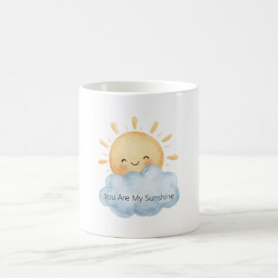 Du bist mein Sonnenschein Glückliche Sonnenwolke Kaffeetasse