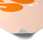 Du bist mein Sonnenschein Groovy Graphic Poster (Ecke)