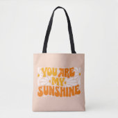 Du bist mein Sonnenschein Groovy Graphic Tasche (Vorderseite)