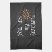 Du bist mein Sonnenschein Handtuch (Vertikal)