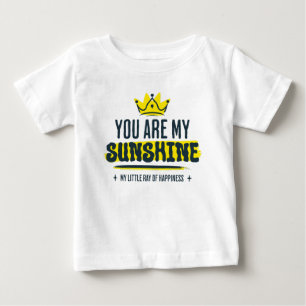Du bist mein Sonnenschein Hübsches Inspirierendes  Baby T-shirt