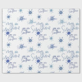 Du bist mein Sonnenschein in blau Geschenkpapier (Flach)