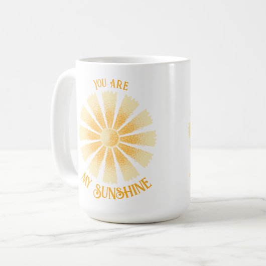 Du bist mein Sonnenschein Kaffeetasse (Vorderseite Links)