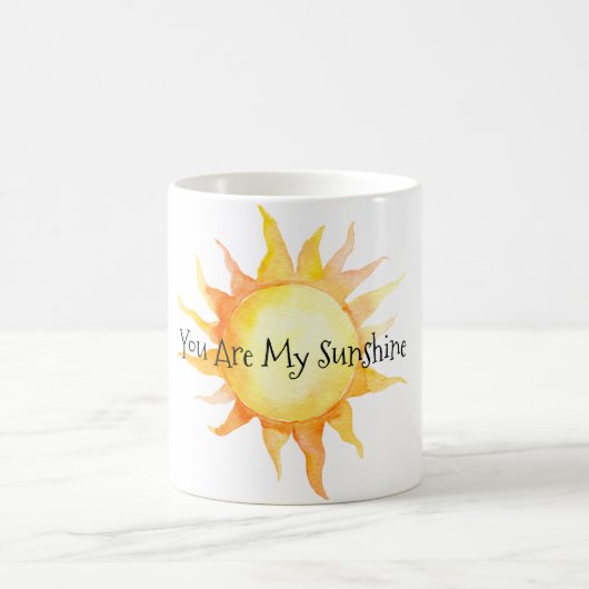 Du bist mein Sonnenschein Kaffeetasse (Mittel)