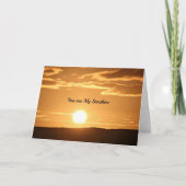 Du bist mein Sonnenschein Karte (Vorderseite)