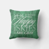 Du bist mein Sonnenschein Kissen (Rückseite)