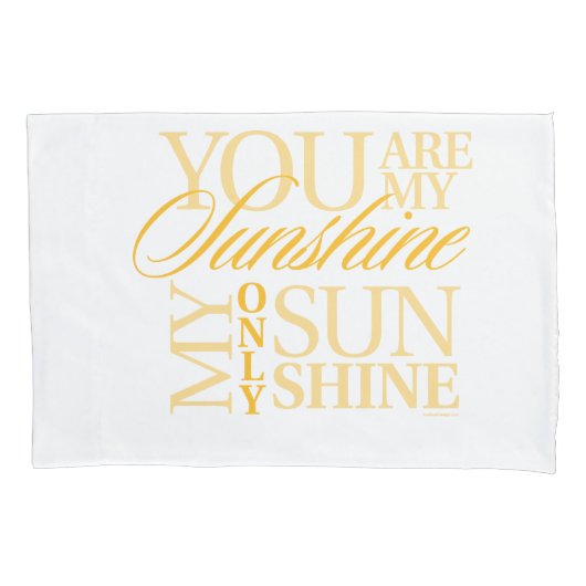 Du bist mein Sonnenschein Kissenbezug (Vorderseite)