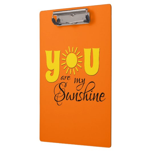 Du bist mein Sonnenschein Klemmbrett (Links)