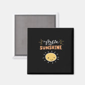 Du bist mein Sonnenschein Magnet (Vorderseite/Rückseite)