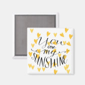 Du bist mein Sonnenschein Magnet (Vorderseite/Rückseite)