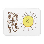 Du bist mein Sonnenschein Magnet (Horizontal)