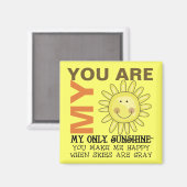 Du bist mein Sonnenschein Magnet (Vorderseite/Rückseite)