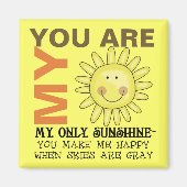 Du bist mein Sonnenschein Magnet (Vorne)