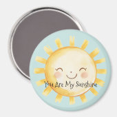 Du bist mein Sonnenschein  Magnet (Vorderseite/Rückseite)