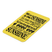 Du bist mein Sonnenschein, mein einziger Sonnensch Magnet (Linke Seite)