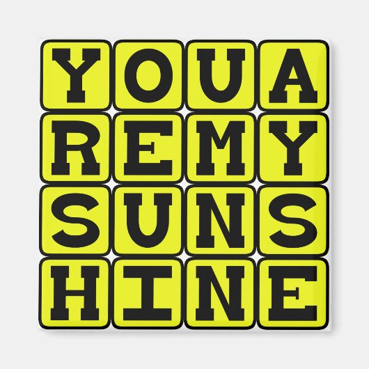 Du bist mein Sonnenschein, mein romantischer Stand Magnet (Vorne)