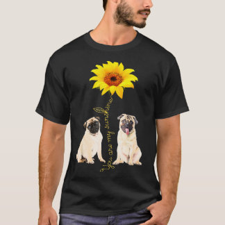 Du bist mein Sonnenschein-Mops Sonnenblume T-Shirt