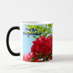 Du bist mein Sonnenschein! Morphing Tasse rote Rho