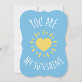 "Du bist mein Sonnenschein" Niedliches Herzdesign