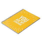 Du bist mein Sonnenschein Notizblock (Linke Seite)