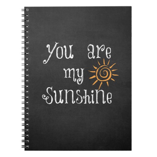 Du bist mein Sonnenschein Notizblock (Vorderseite)