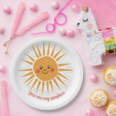 Du bist mein Sonnenschein Pappteller (Party)