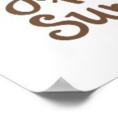 Du bist mein Sonnenschein Poster (Ecke)