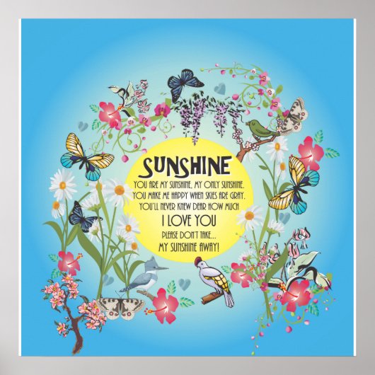Du bist mein Sonnenschein Poster (Vorne)