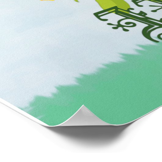 Du bist mein Sonnenschein Poster (Ecke)