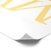 Du bist mein Sonnenschein Poster (Ecke)