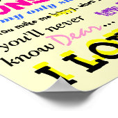 Du bist mein Sonnenschein-Poster Poster (Ecke)