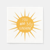 Du bist mein Sonnenschein Serviette (Vorderseite)