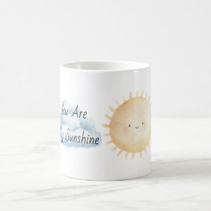Du bist mein Sonnenschein Sonne Wolke Kaffeetasse