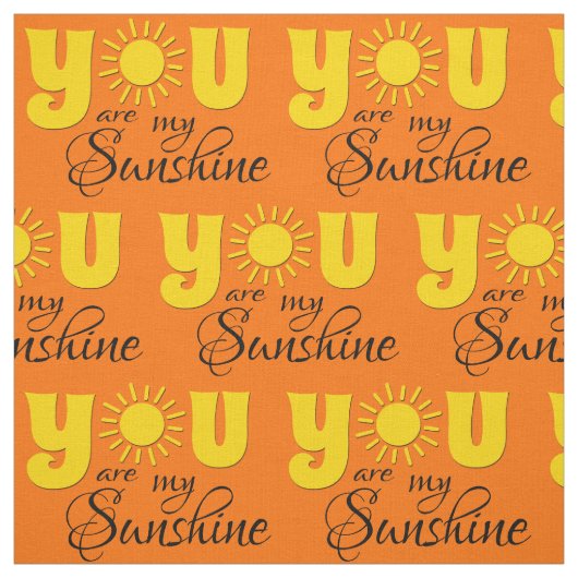 Du bist mein Sonnenschein Stoff (Muster)