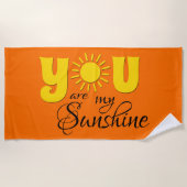 Du bist mein Sonnenschein Strandtuch (Vorderseite)