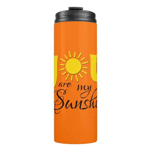 Du bist mein Sonnenschein Thermosbecher (Vorderseite)