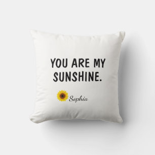 Du bist mein Sonnenschein Tochtergeschenk Kissen