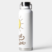 Du bist mein Sonnenschein Trinkflasche (Rückseite)
